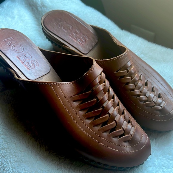 Leather Made in Italy Clogs - Picture 1 of 4